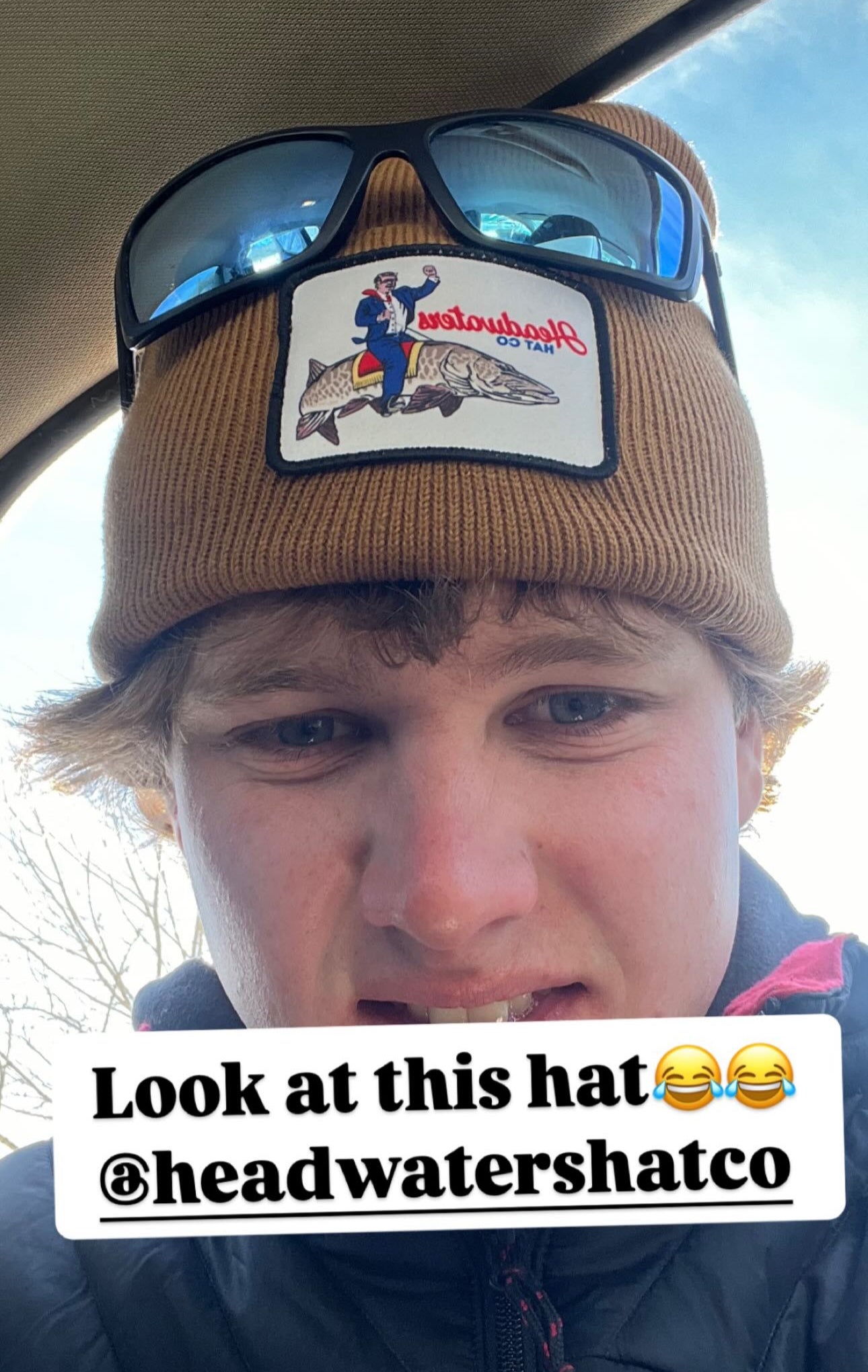 Trump Musky Khaki Beanie