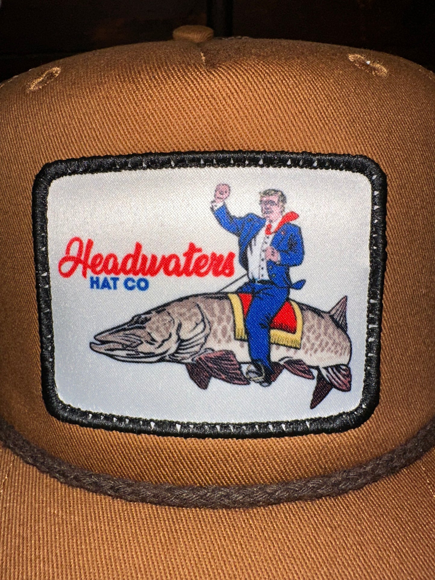 Trump Musky Khaki/Brown Trucker