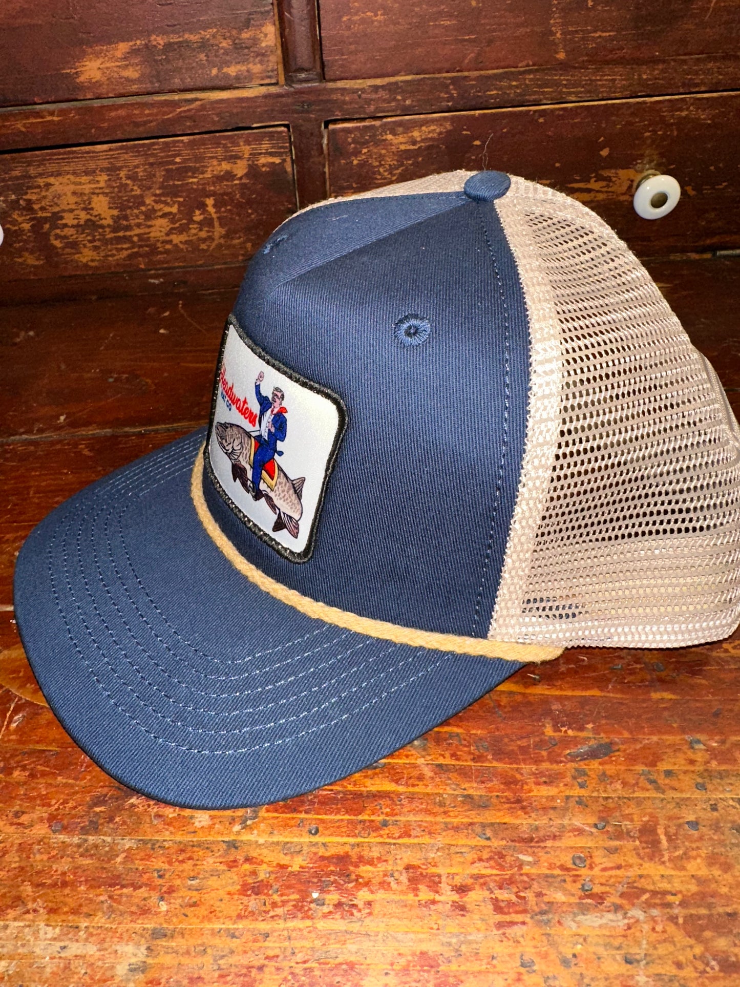 Trump Musky Navy/Khaki Trucker