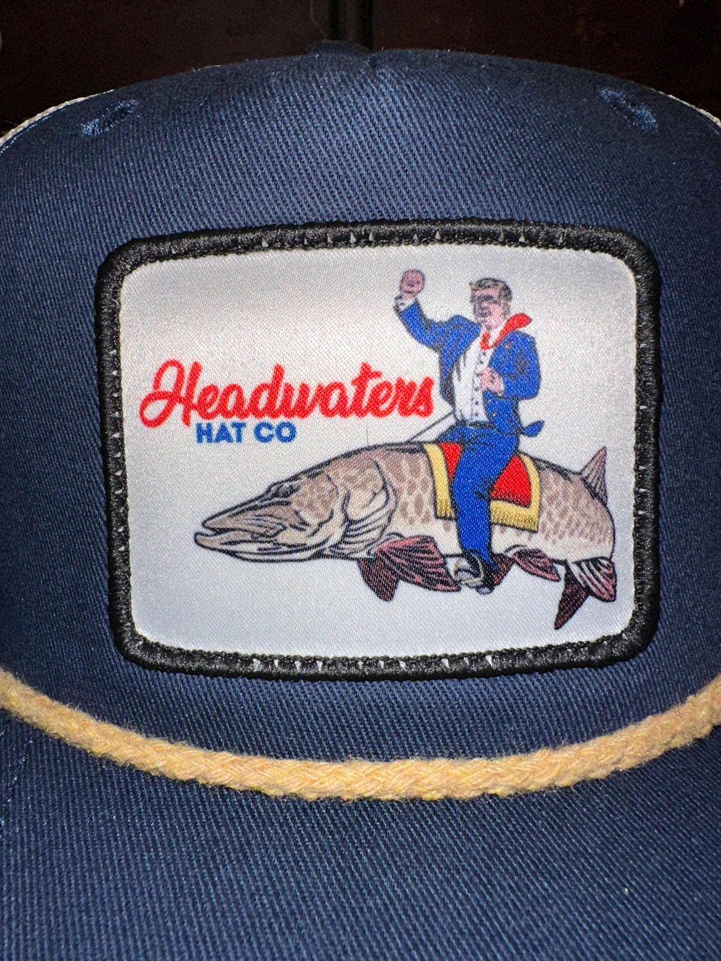 Trump Musky Navy/Khaki Trucker