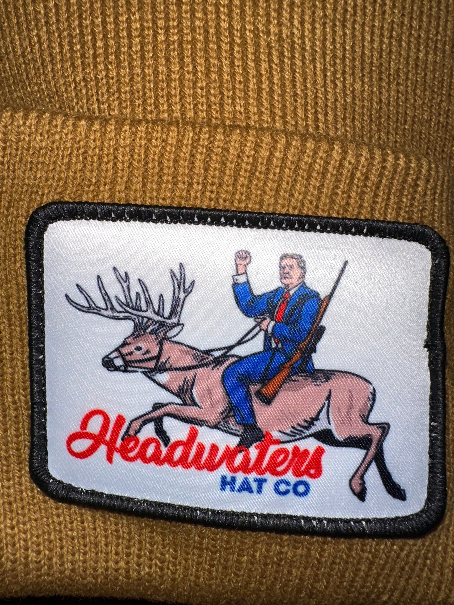 Trump Buck Khaki Beanie