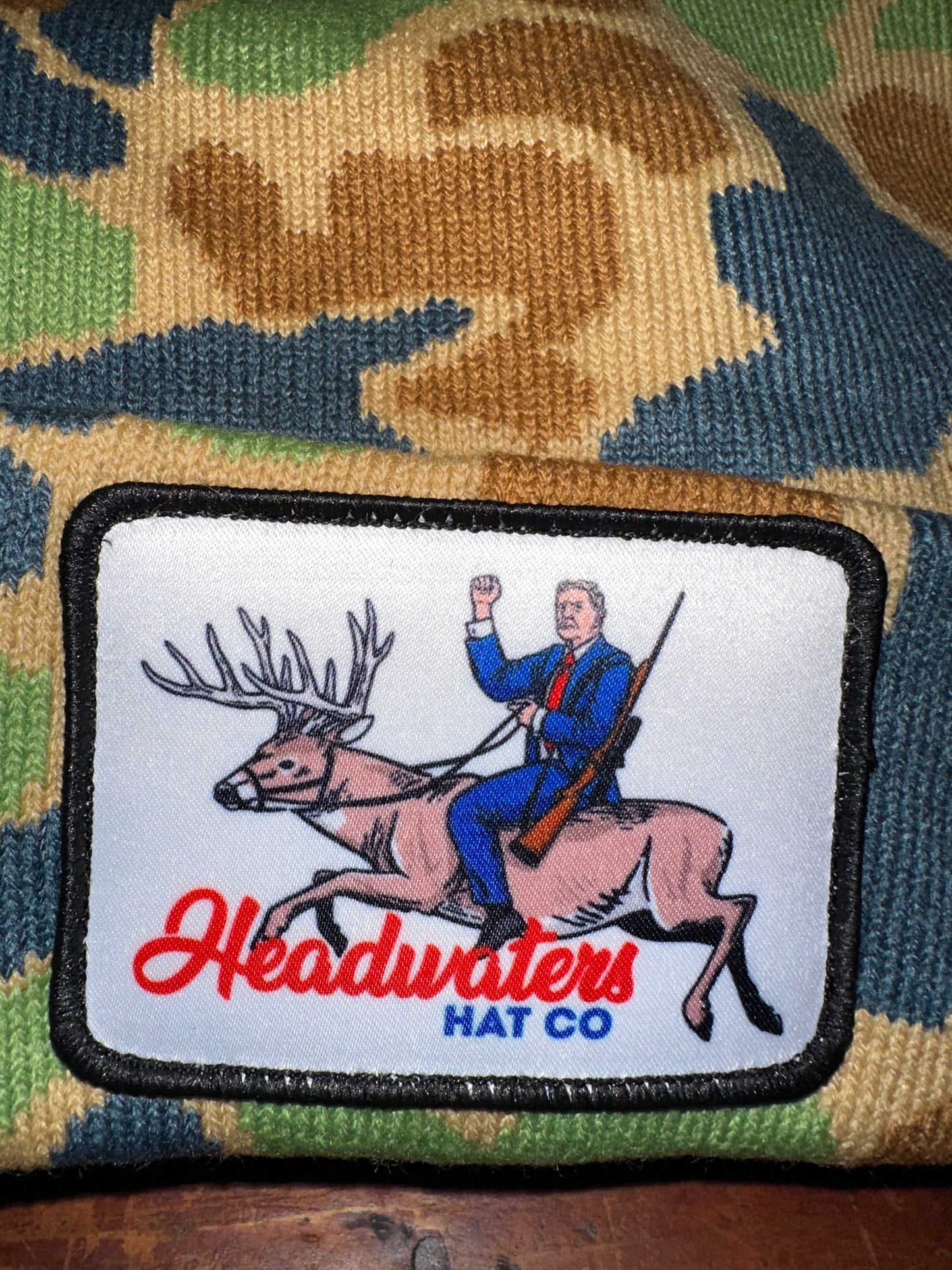Trump Buck Field Camo Beanie