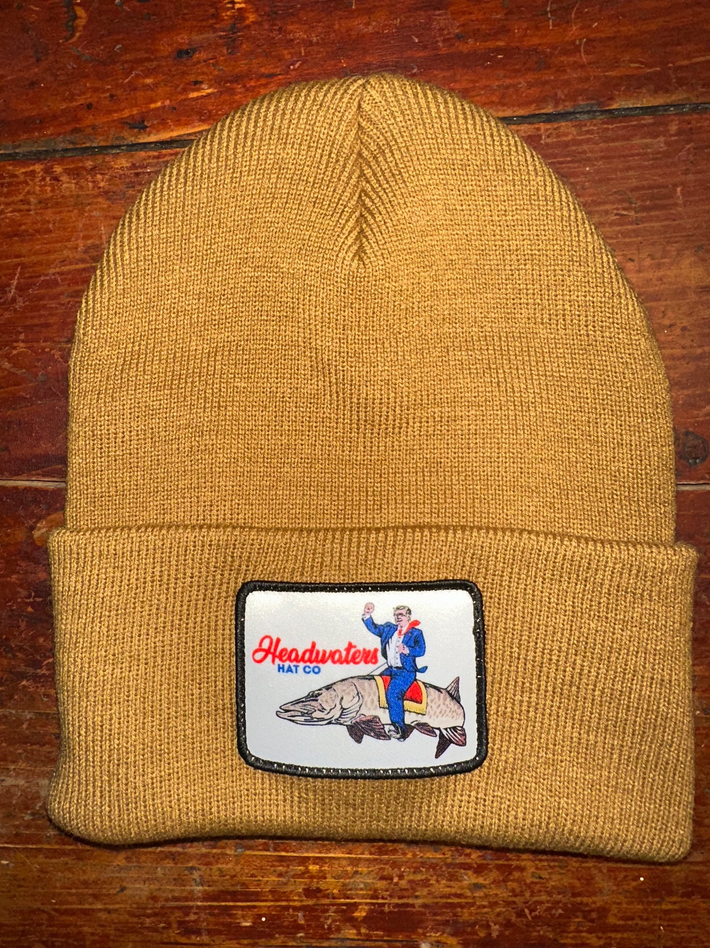 Trump Musky Khaki Beanie