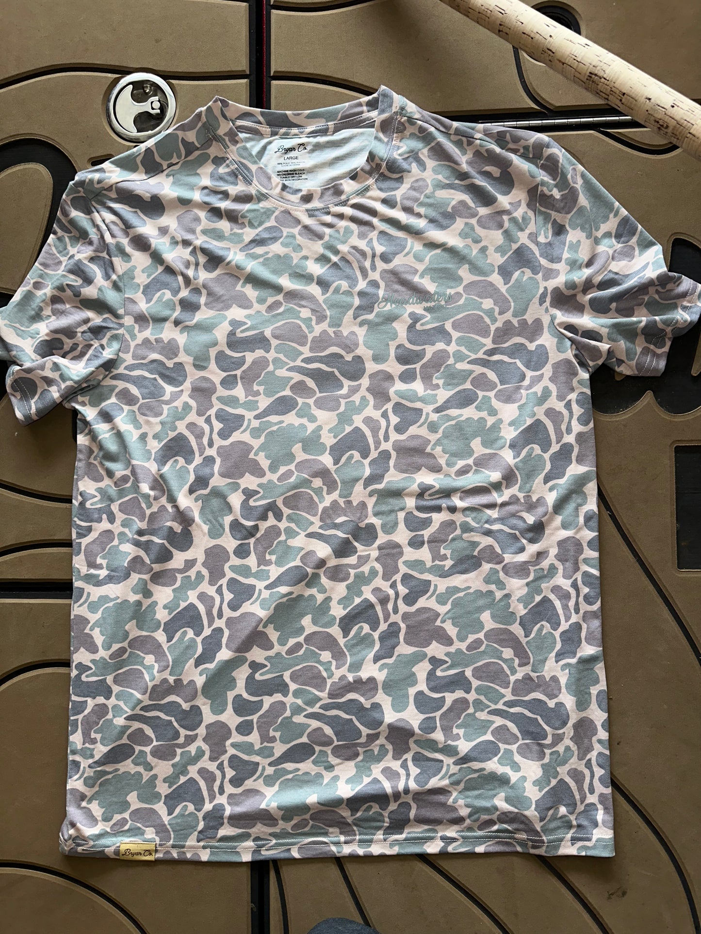 Headwaters Musky Faded Camo Performance T