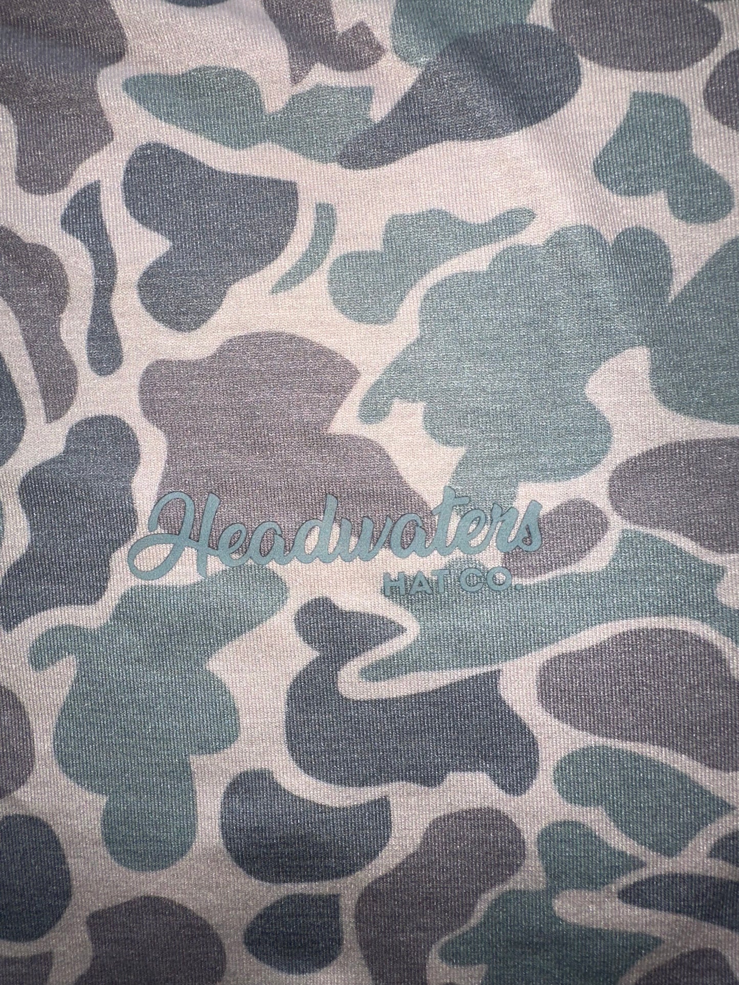 Headwaters Musky Faded Camo Performance T