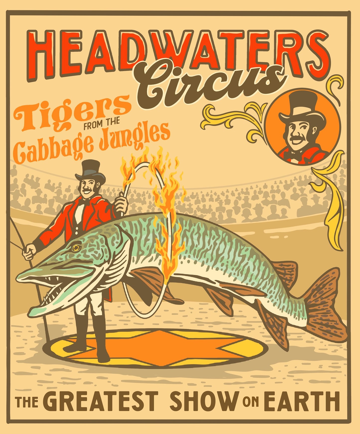 Simms SolarFlex Circus Tiger Musky Hoody (sterling color)