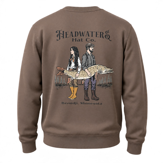 HHC Home Waters Founders Crewneck (faded clay)