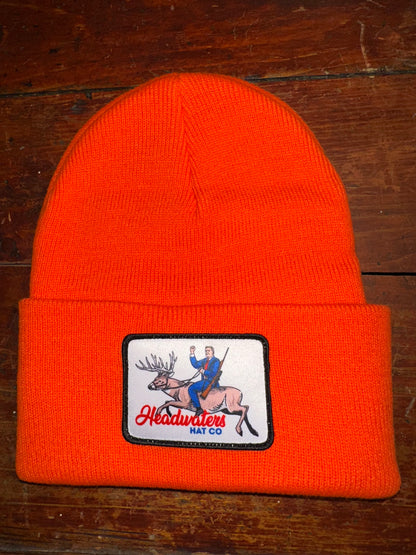 Trump Buck Blaze Orange Beanie