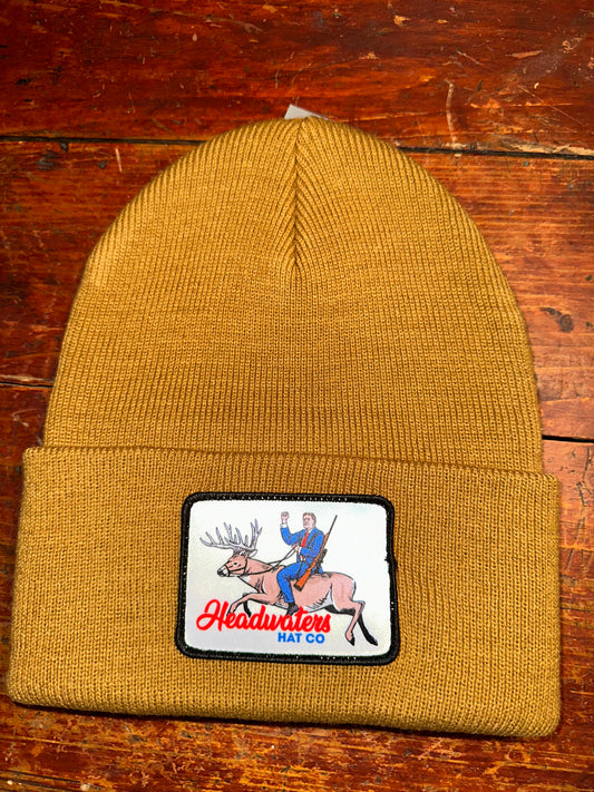 Trump Buck Khaki Beanie