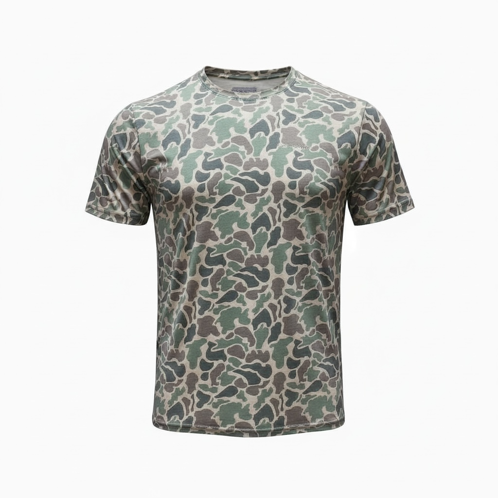 Headwaters Musky Faded Camo Performance T