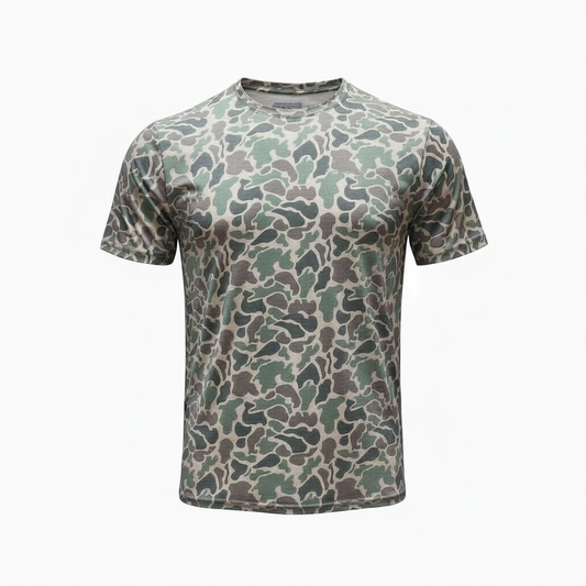 Headwaters Musky Faded Camo Performance T