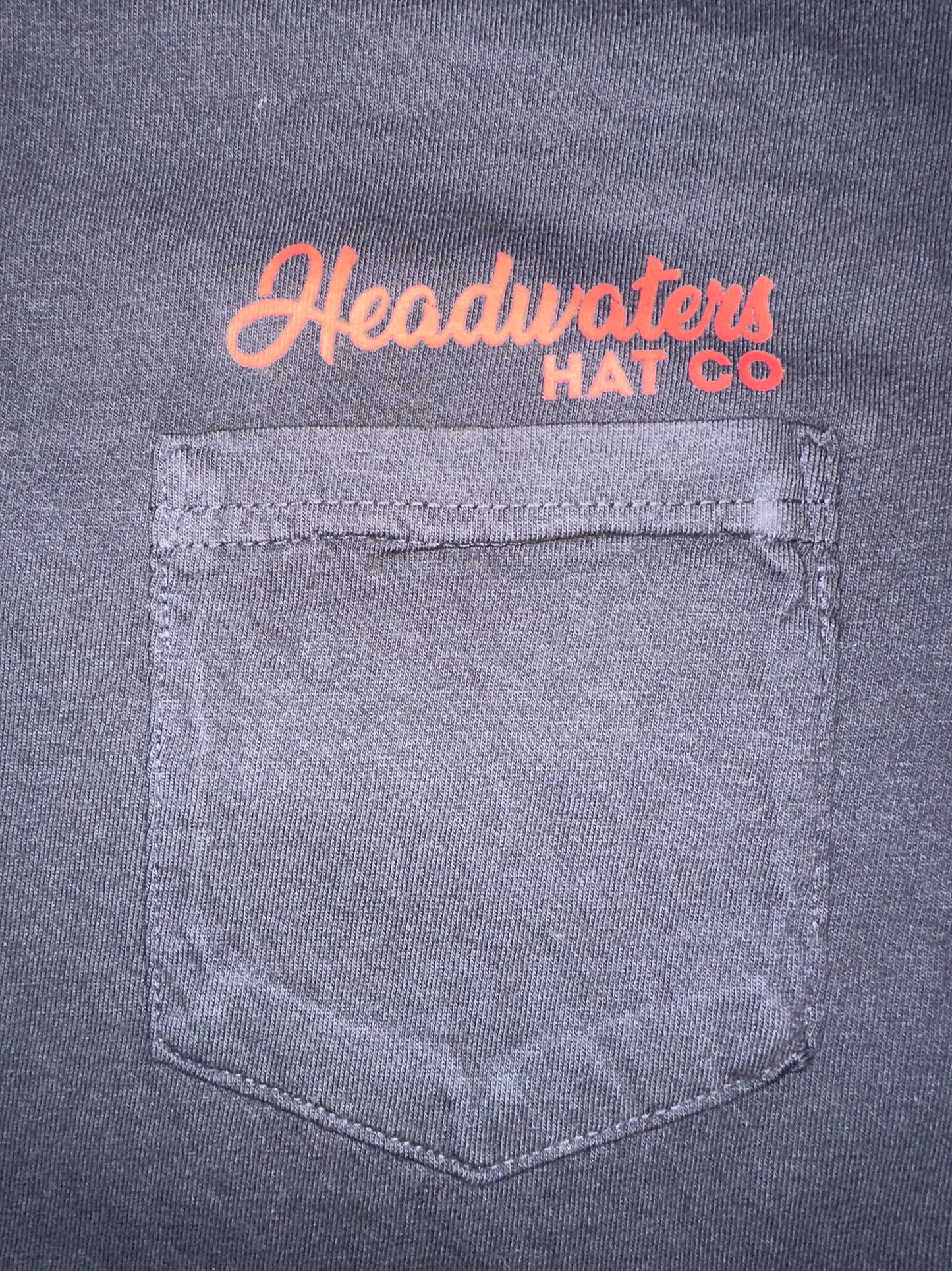 HHC Musky at the Headwaters Hvy Wt Pocketed T-Shirt (black color)
