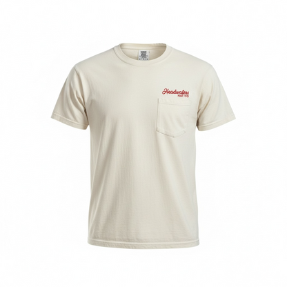 HHC Eelpout Sleigh Hvy Wt Pocketed T-Shirt (ivory color)