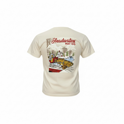 HHC Eelpout Sleigh Hvy Wt Pocketed T-Shirt (ivory color)
