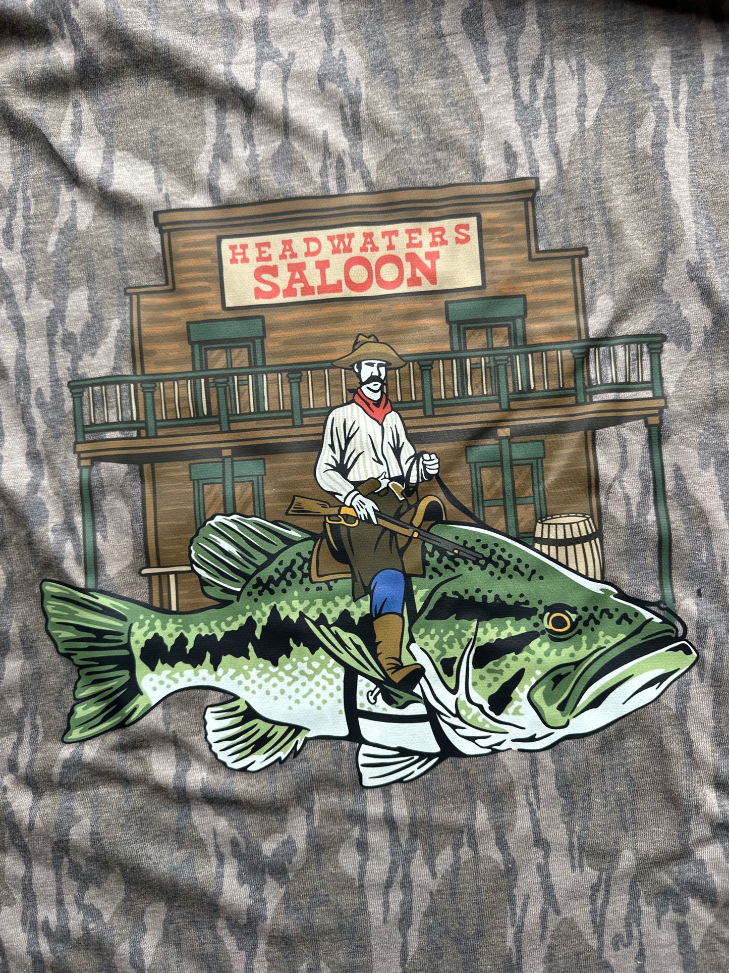 HHC Bass Gunfighter Mossy Oak T-Shirt