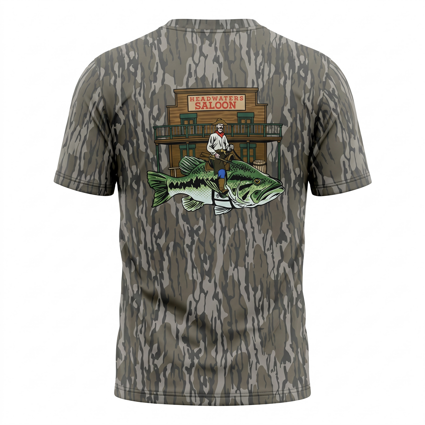 HHC Bass Gunfighter Mossy Oak T-Shirt