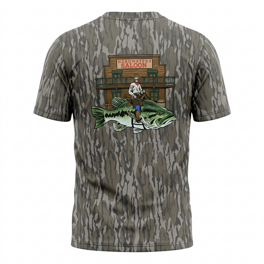 HHC Bass Gunfighter Mossy Oak T-Shirt