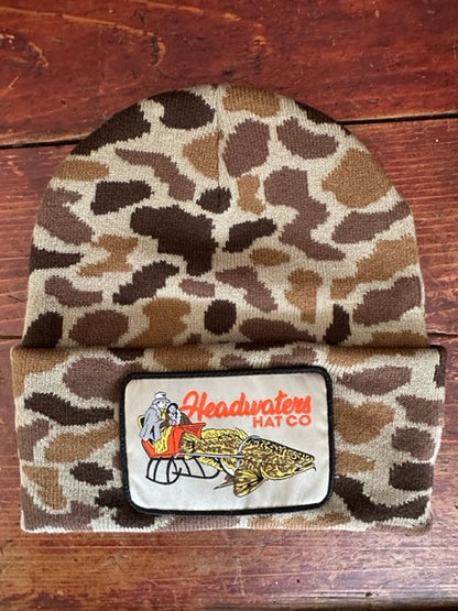 Eelpout Sleigh Heavyweight Camo Beanie