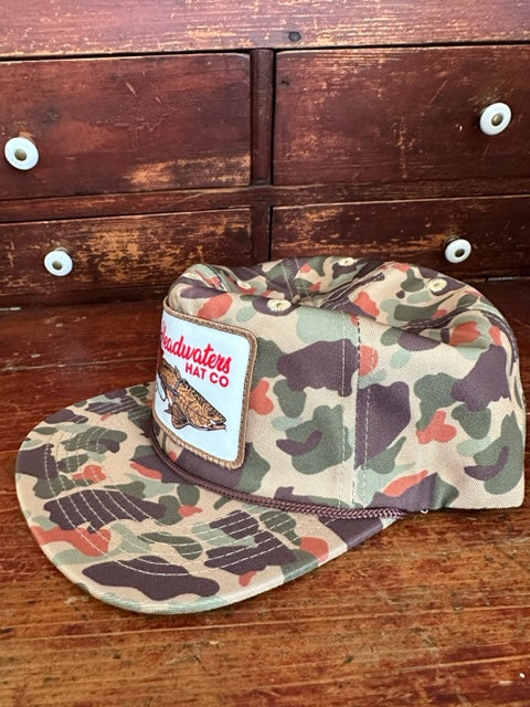 Eelpout Sleigh Camo Grandpa SnapBack