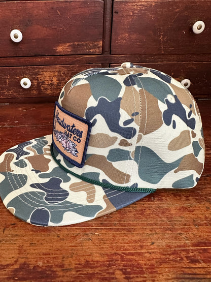 King Salmon Musher Camo Grandpa SnapBack