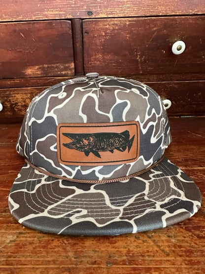 Musky Leather Dark Camo SnapBack