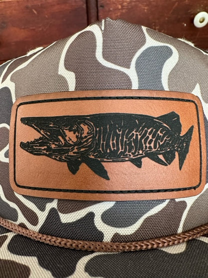 Musky Leather Dark Camo SnapBack