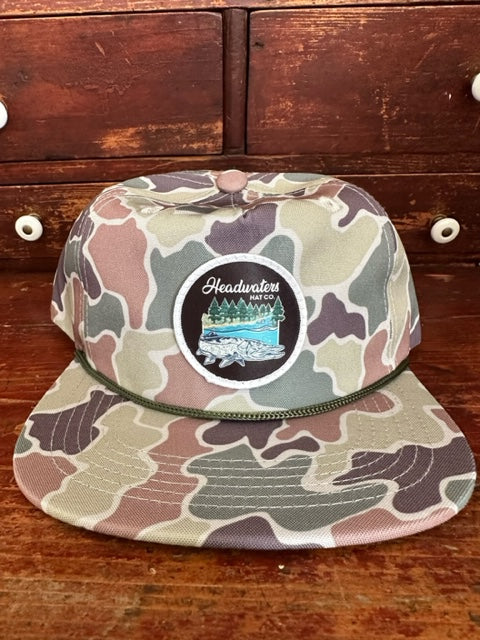 Musky Moss Camo Grandpa SnapBack