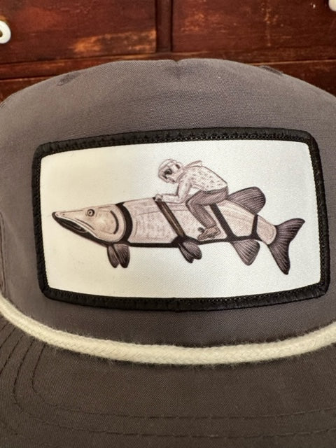 Musky Speeder Grandpa SnapBack