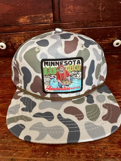 Walleye Prospector Camo Grandpa SnapBack