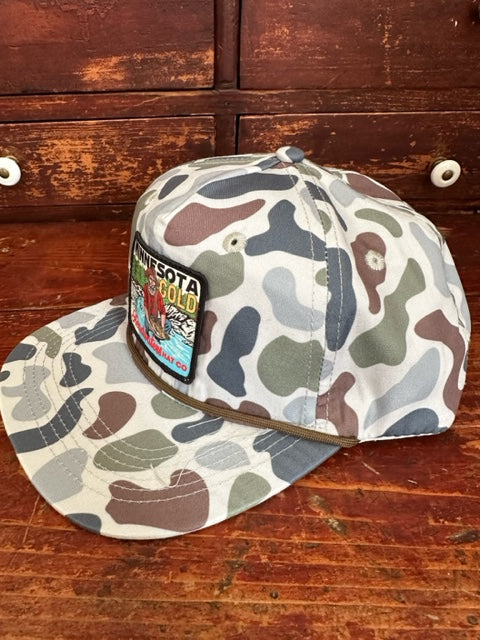 Walleye Prospector Camo Grandpa SnapBack